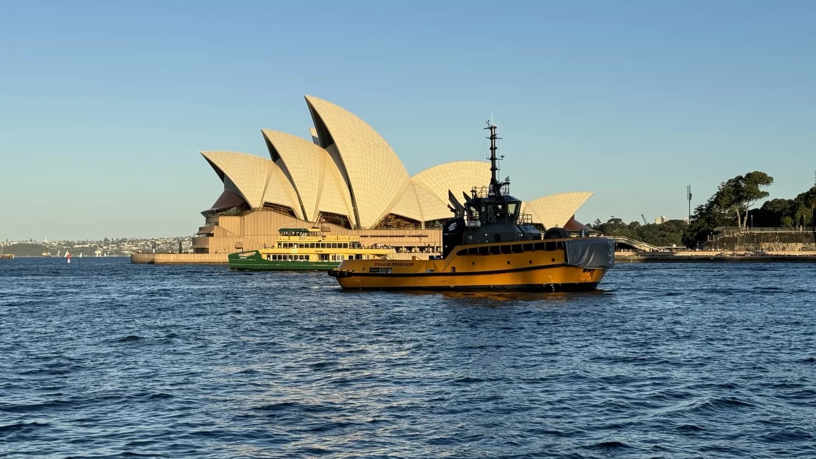 Sydney Opera House and harbour ferry for New Year's Eve cruises